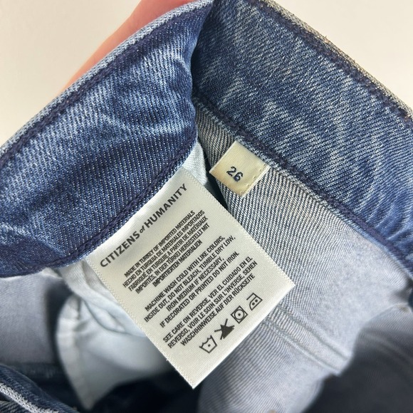 Citizens of Humanity Harlow Mid Rise Skinny Chit Chat Ankle Jeans 26 - Picture 5 of 6